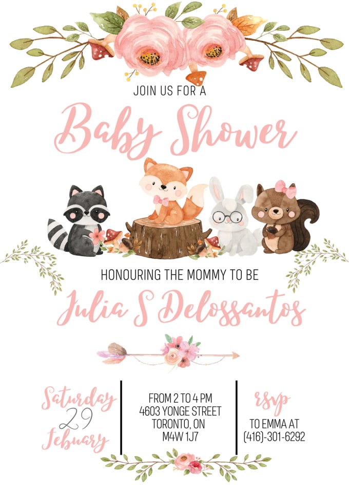 Make A Baby Shower Canva Or Templett Template By Kenniquesmith Fiverr