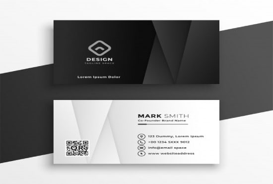 do outstanding logo design, business card design