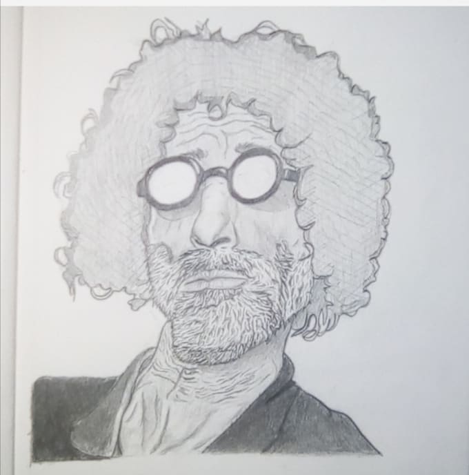 Draw portraits for you traditional drawing no color by Gareckzs Fiverr