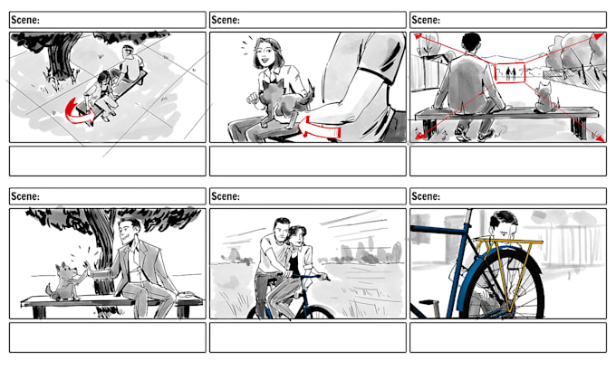 Script And Storyboard Create storyboards for your film, animation and commercial by Orimandia ...