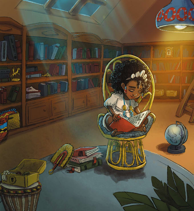do illustration for children book