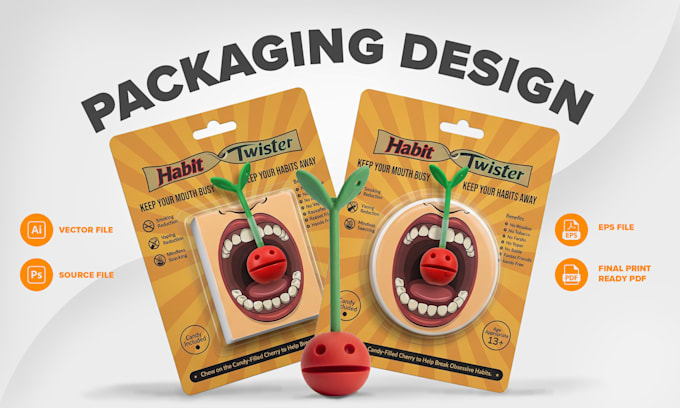 do product packaging, label, box and pouch design