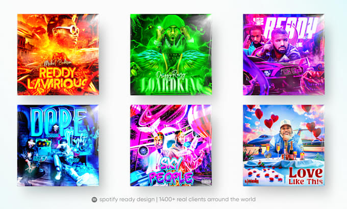 create hip hop rap and trap album cover design