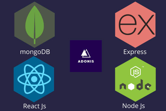 create web applications, sites using node js, react js