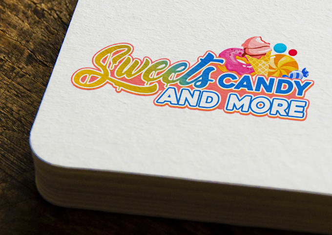 make candy, sweets, chocolate, cakes and bakery logo design