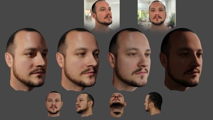 Make A 3d Textured Model Of Your Face For Games Or 3d Printing By