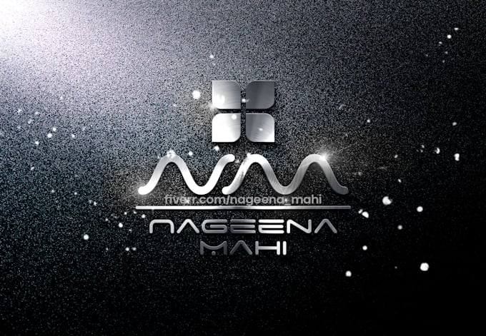 put your logo in gold or silver mockup