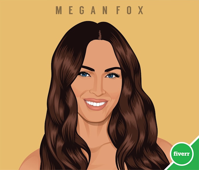 draw realistic vector portrait of you