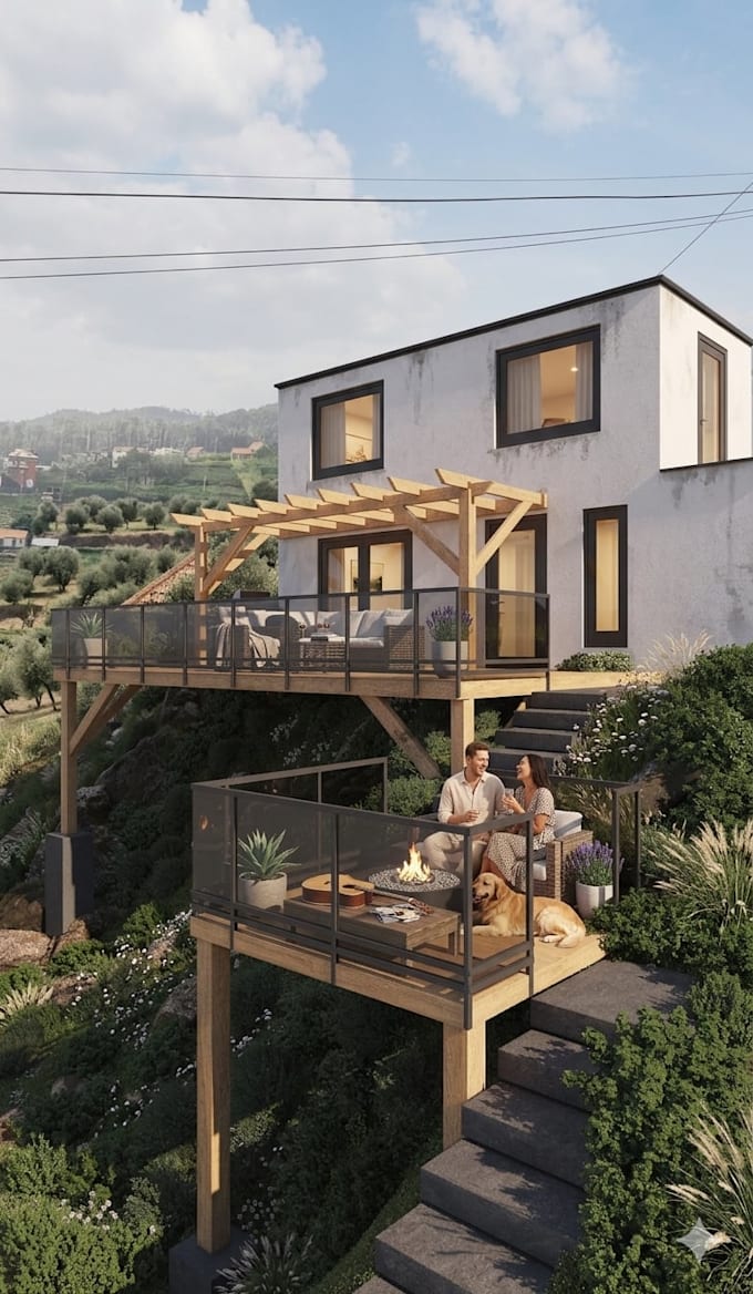 provide 6k realistic architecture 3d rendering within 2 days
