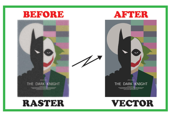 paint shop convert raster to vector