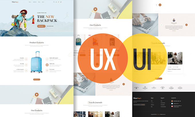 change your website home page design