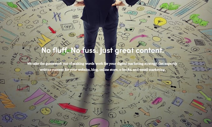 write your web page copy and optimize for SEO