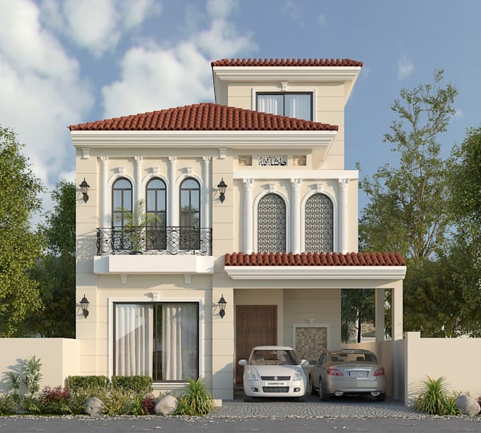 create exterior and interior design, sketchup 3d model