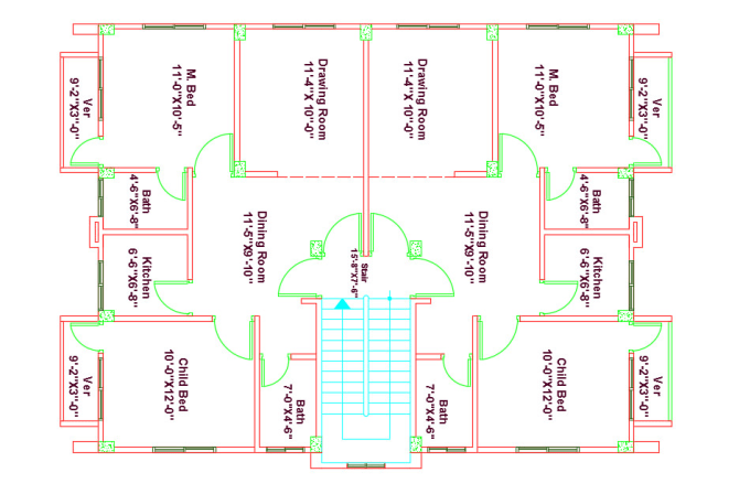 Do professional architectural drawing, floor plan and autocad 2d design ...