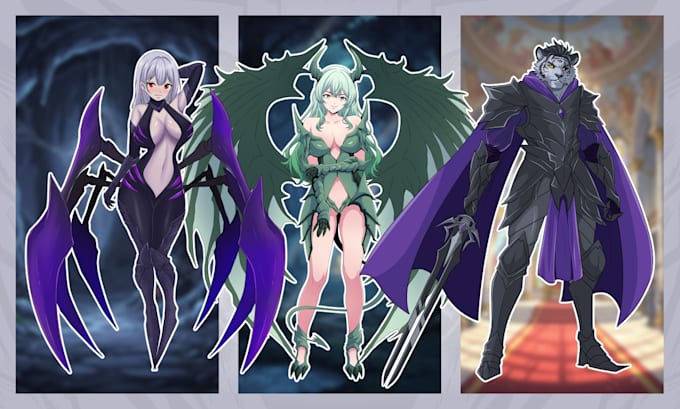 draw your dnd dungeons and dragons fantasy character design