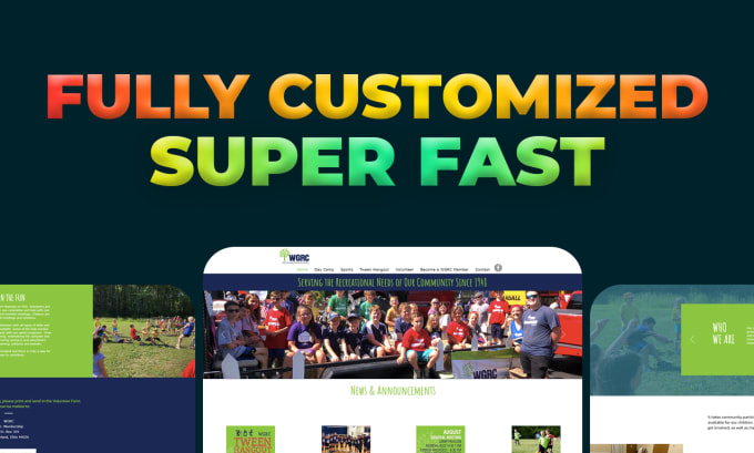 branded wix website design, redesign wix website