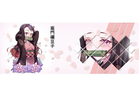 do a facebook cover photo layout of your favorite anime