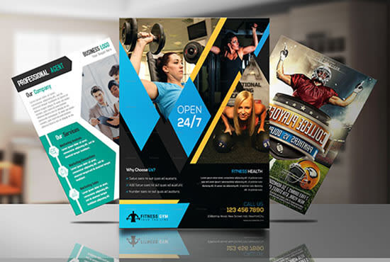 design stylish poster flyer and magazine ads