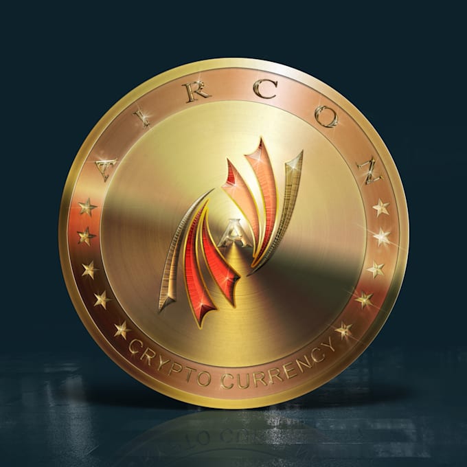 create an amazing coin with gold silver and copper