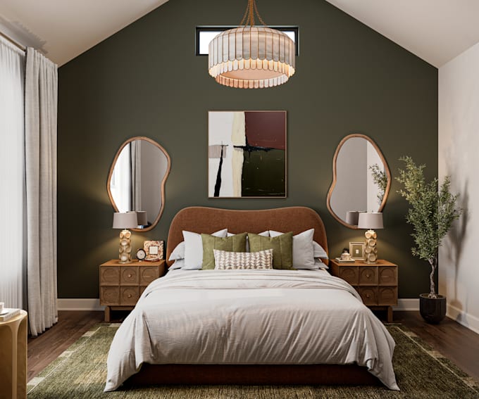make 3d interior design and 3d rendering with 3ds max