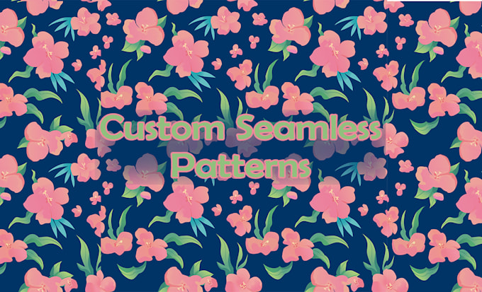 design unique seamless repeat pattern, textile, custom