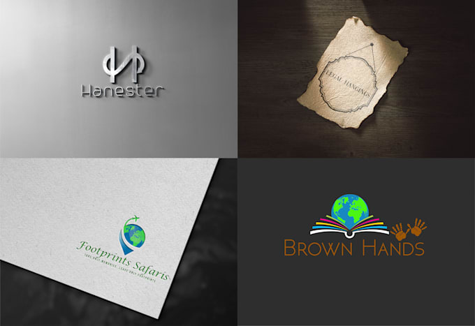 design flat minimalist logo
