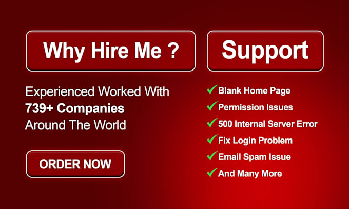 fix wordpress issues, errors, and bugs