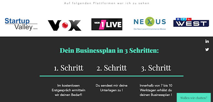 write you a successfull businessplan