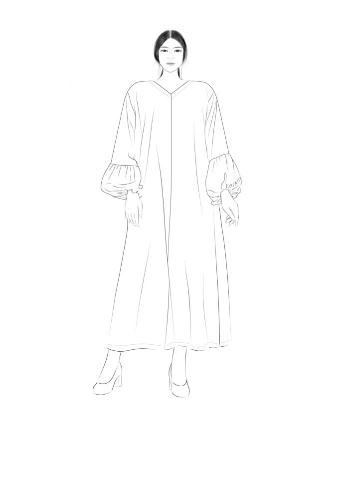 draw fashion illustration and fashion product