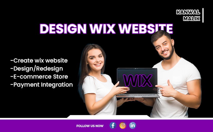 create stunning wix website design,redesign wix website