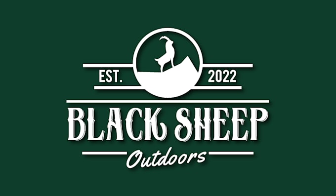 create rustic outdoor adventure logo