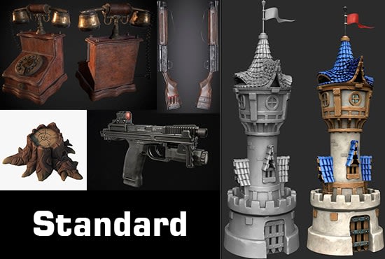 model objects and accessories for your video game