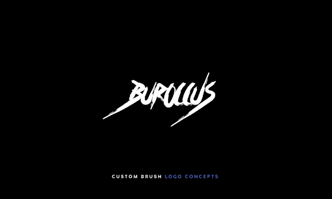 design an awesome brush logo design
