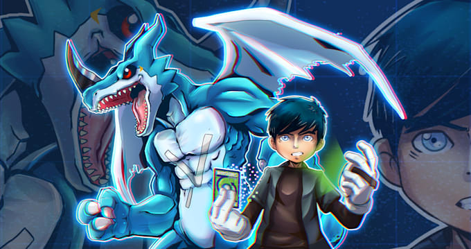 draw you as a digimon tamer or your digimon favorite