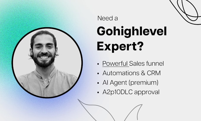 build gohighlevel website, landing page, sales funnel, ghl automation and crm