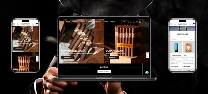 redesign,migrate ,develop custom website, wordpress, ecommerce business website