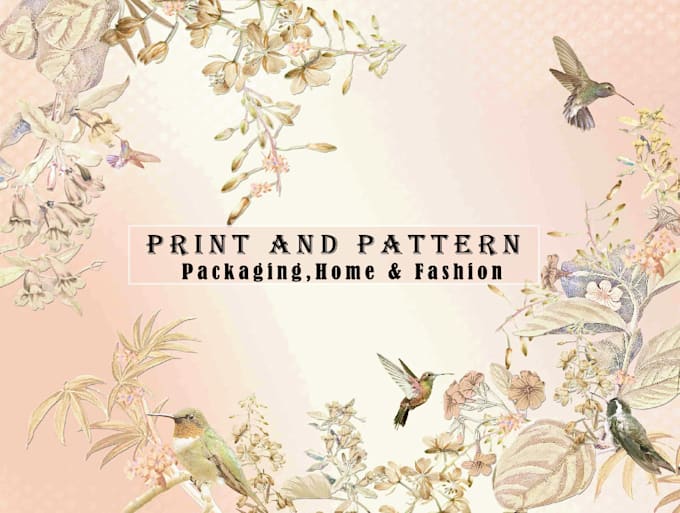 design seamless patterns for home and fashion
