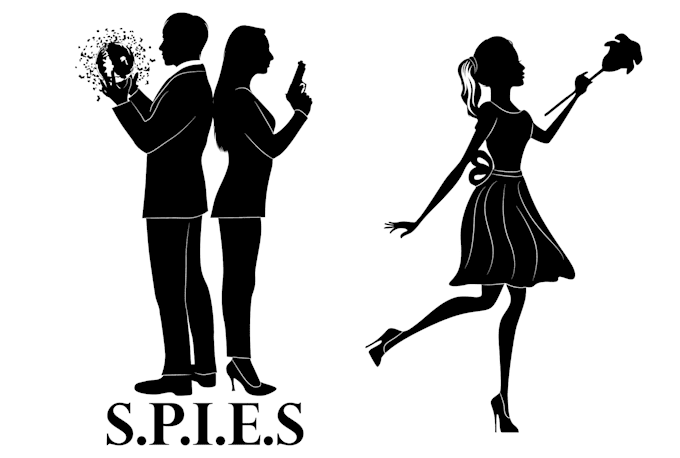 detail vector photo silhouette, silhouette logo