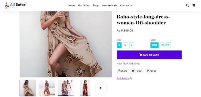 create an attractive shopify store