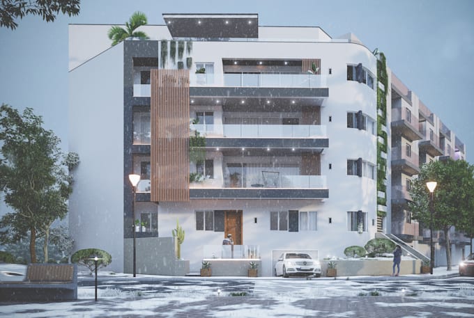 create interior, exterior, architectural 3d floor plan