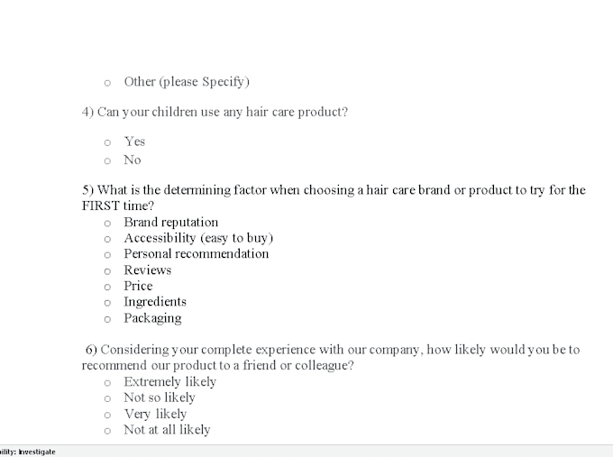 create a quiz or questionnaire for you