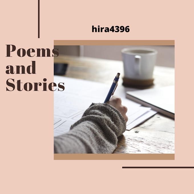 write poems and stories for kids