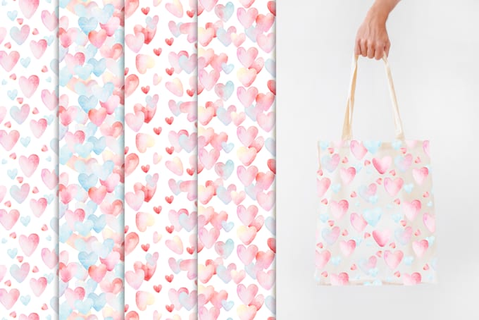 design beautiful  hand drawn patterns for fabric or wallpaper