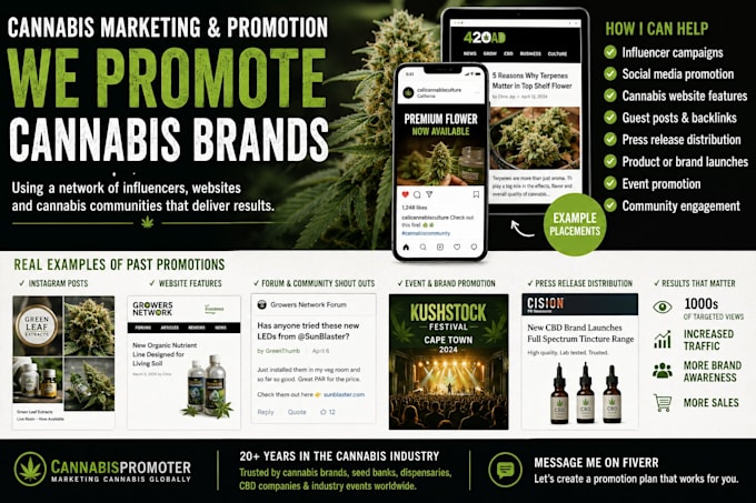 be your cannabis influencer
