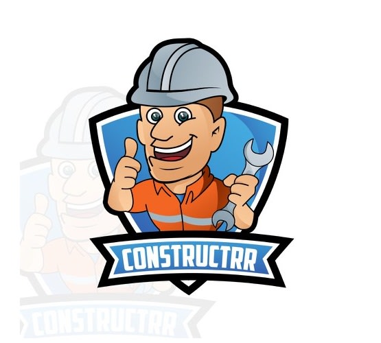 make a creative construction technology blog logo for you