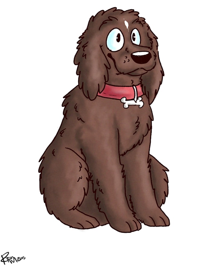 draw your dog or pet in my cartoony style