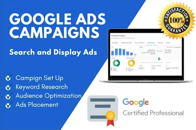 set up and manage profitable google ads account for you