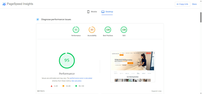 do wordpress speed optimization, high page speed scores, core web vitals