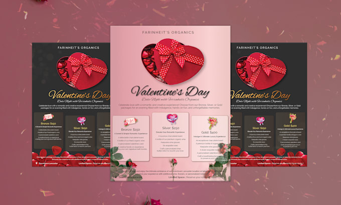 create premium christmas, new year, valentine, flyer, poster designs