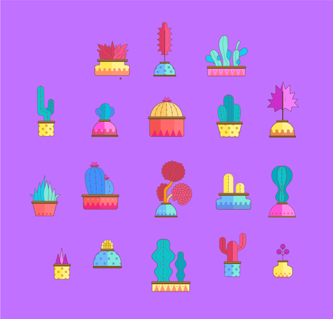 Create super detailed icon sets by Jamkav | Fiverr